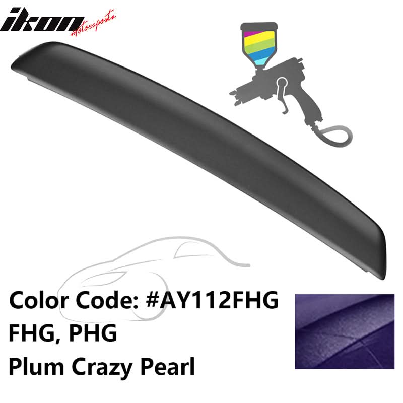 2008-2023 Dodge Challenger Painted Rear Trunk Spoiler Wing Lip ABS