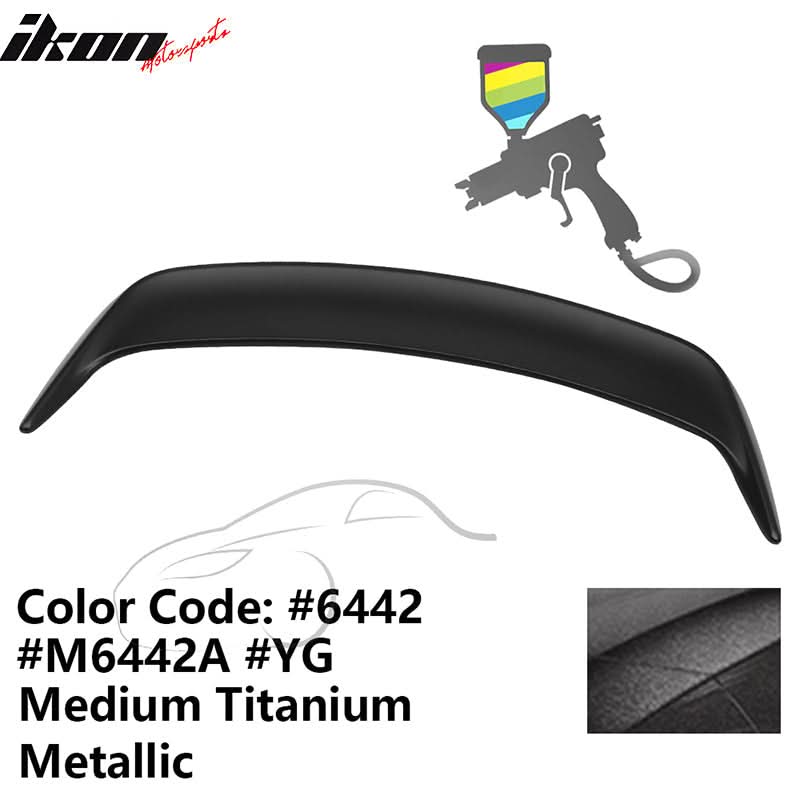 1999-2004 Ford Mustang OE Style #6442 Medium Titanium Rear Spoiler ABS