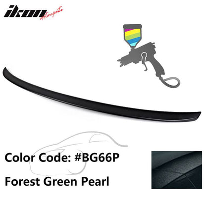 2018-2022 Honda Accord Carbon Fiber Print 4Dr Rear Trunk Spoiler ABS