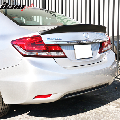 2013-2015 Honda Civic Duckbill V2 Style Rear Trunk Spoiler PP