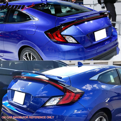 2016-2020 Honda Civic OE #B593M Brillant Sporty Blue Trunk Spoiler ABS