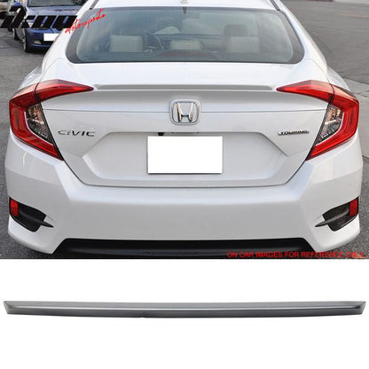 2016-2021 Honda Civic 4Dr Sedan Rear Trunk Spoiler Ducktail Wing Lip