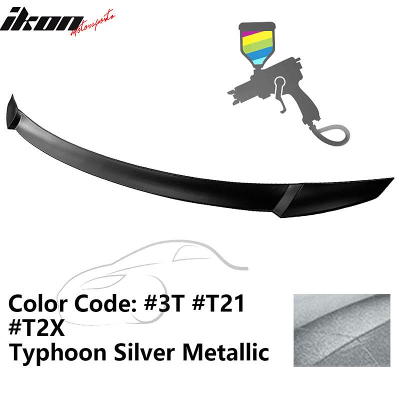 2021-2025 Hyundai Elantra 4DR Sedan M4 Rear Trunk Spoiler Wing ABS
