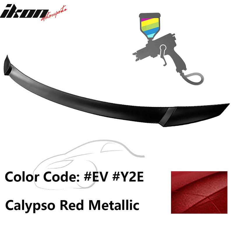 2021-2025 Hyundai Elantra 4DR Sedan M4 Rear Trunk Spoiler Wing ABS