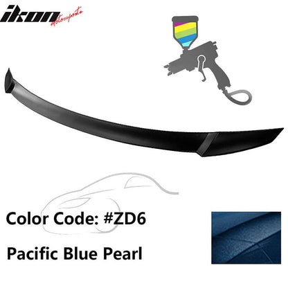 2021-2025 Hyundai Elantra 4DR Sedan M4 Rear Trunk Spoiler Wing ABS