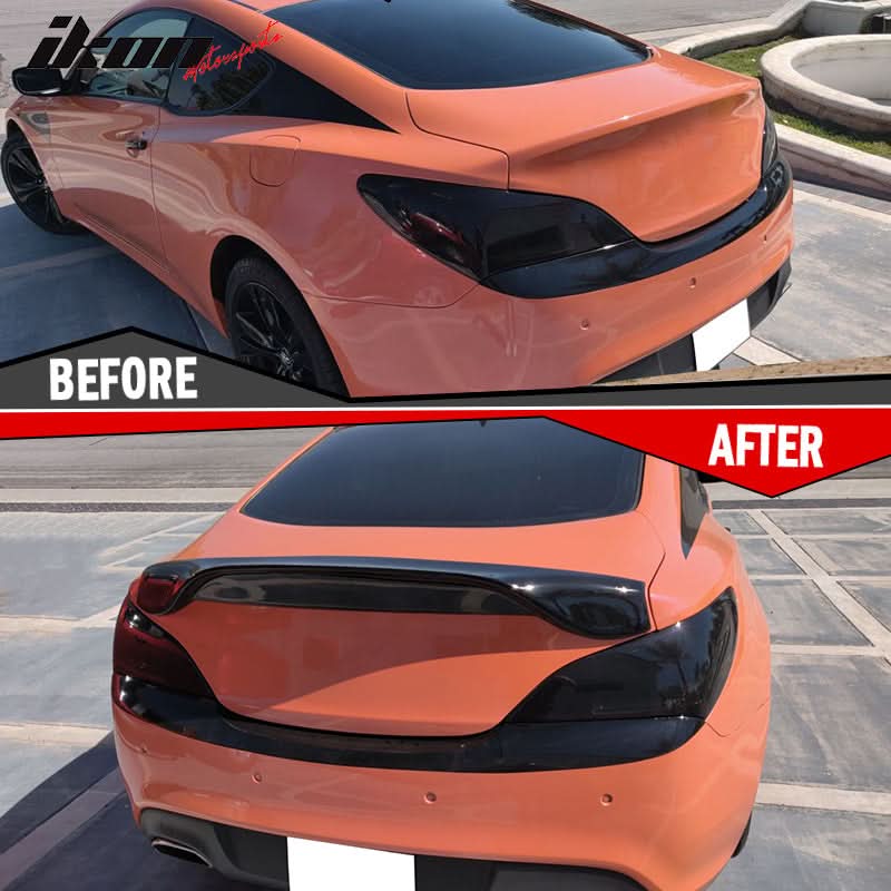 2010-2016 Hyundai Genesis Euro Style Unpainted Rear Spoiler Wing