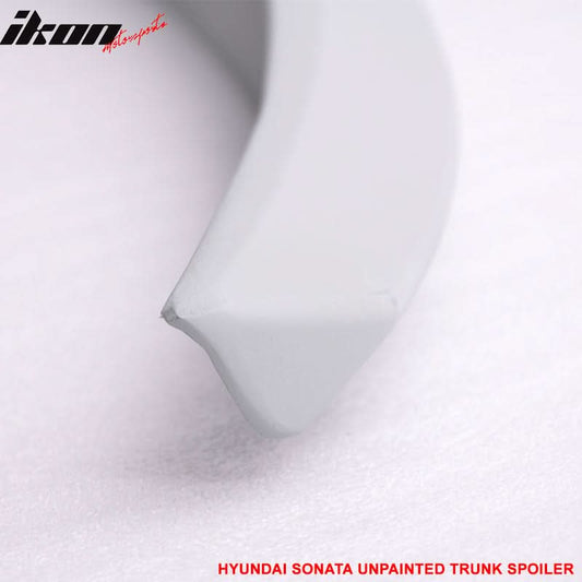 2011-2014 Hyundai Sonata Unpainted Rear Spoiler Wing - ABS