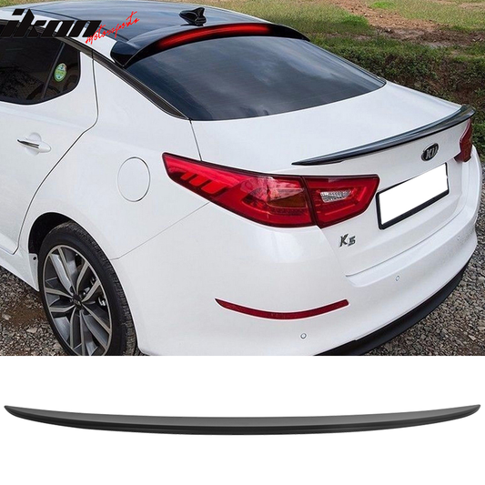 2014-2015Â  Kia Optima K5 Sedan V2 Flush Mount Black Trunk Spoiler ABS