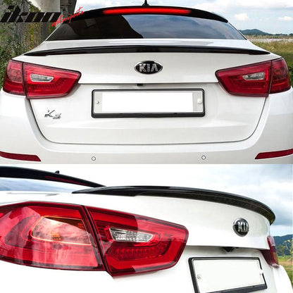 2014-2015Â  Kia Optima K5 Sedan V2 Flush Mount Black Trunk Spoiler ABS