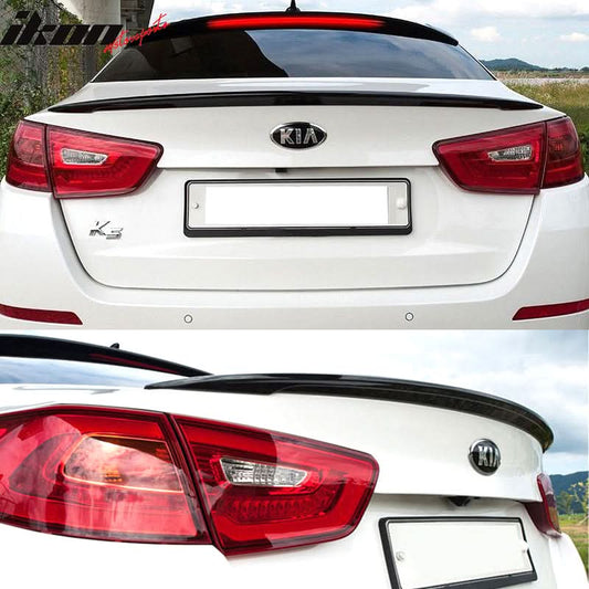 2014-2015Â  Kia Optima K5 Sedan V2 Flush Mount Black Trunk Spoiler ABS