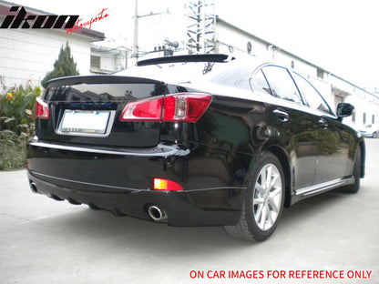 2006-2013 Lexus 2nd Gen IS250 4Dr OE Style Unpainted Trunk Spoiler ABS