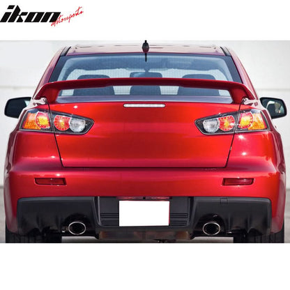 2008-2017 Mitsubishi Lancer Rear Trunk Spoiler Ducktail Wing Lip ABS