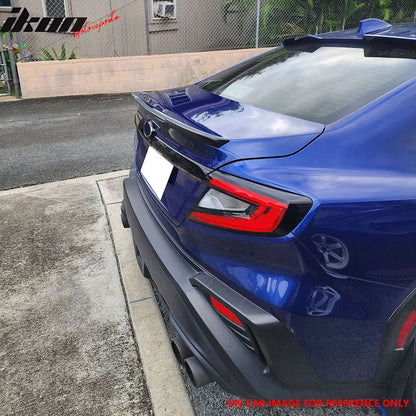 2022-2025 Subaru WRX D Style Matte Black Rear Trunk Spoiler ABS