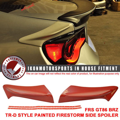 2013-2020 Scion FRS Subaru BRZ Toyota 86 Trunk Side Spoiler Splitter