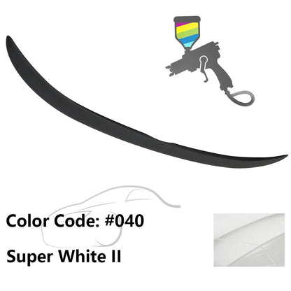 2007-2011 Toyota Camry Painted Rear Trunk Lip Wing Spoiler ABS
