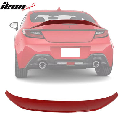 2022-2025 Subaru BRZ GR86 #DCK Red IKON Roof + TRD Trunk Spoiler ABS