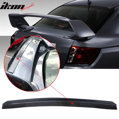 2008-2014 Subaru WRX STi Transparent Smoke Top Gurney Flap Acrylic