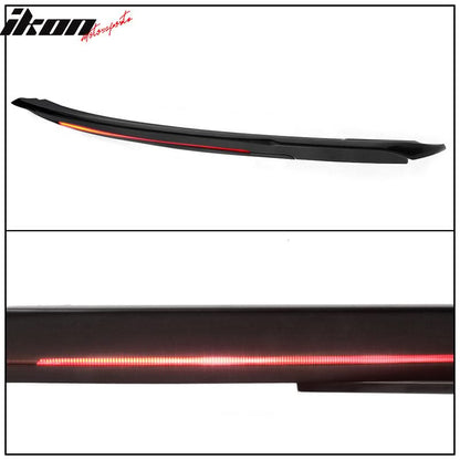 2015-2023 Ford Mustang Coupe Convertible Long LED Trunk Spoiler ABS