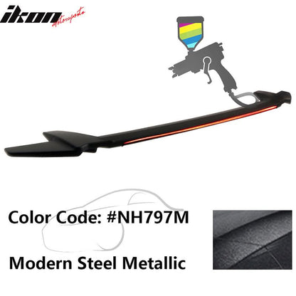 2016-2021 Honda Civic Sedan Long LED Style Trunk Spoiler Wing Lip ABS