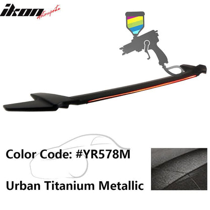 2016-2021 Honda Civic Sedan Long LED Style Trunk Spoiler Wing Lip ABS