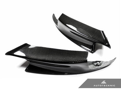 AutoTecknic Dry Carbon Fiber Performante Aero Splitters - BMW E90/ E92/ E93 M3