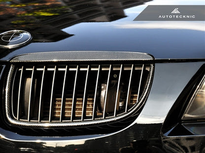 AutoTecknic Carbon Fiber Front Grille Set - BMW E90 Sedan | E91 Wagon | 3-Series