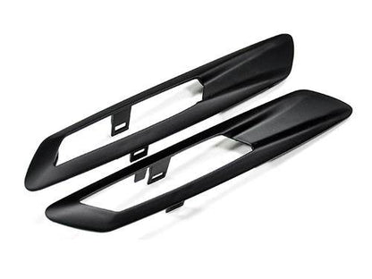 AutoTecknic Replacement Stealth Black Fender Light Trims - BMW F10 Sedan | F11 Wagon | 5-Series