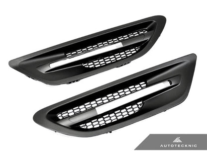 AutoTecknic Replacement Stealth Black Fender Vents - BMW F10 M5