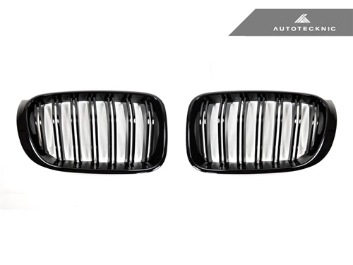AutoTecknic Gloss Black Front Grille Set - BMW F25 X3 LCI | F26 X4