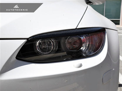 AutoTecknic Stealth Black Headlight Trim Set - BMW E92/ E93 M3 & 3-Series Coupe/ Convertible Pre-LCI