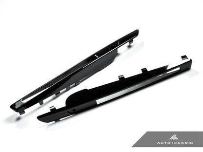 AutoTecknic Replacement Glazing Black Fender Gills - BMW E71 X6M