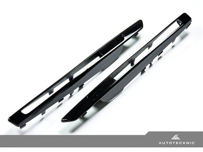 AutoTecknic Replacement Glazing Black Fender Gills - BMW E71 X6M