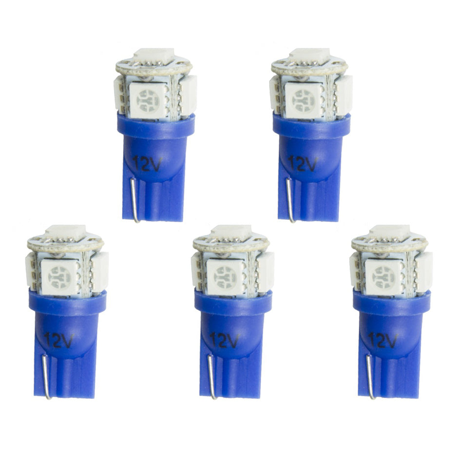 LED BULBS (5) BLUE