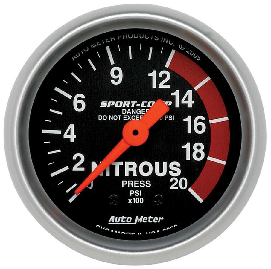 TD GGE  NITROUS PRSSURE  2 1/1