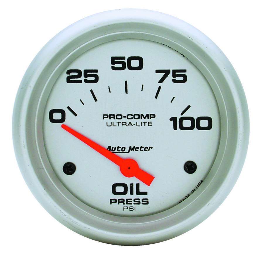 TD GAUG  OIL PRESSURE  2 5/8