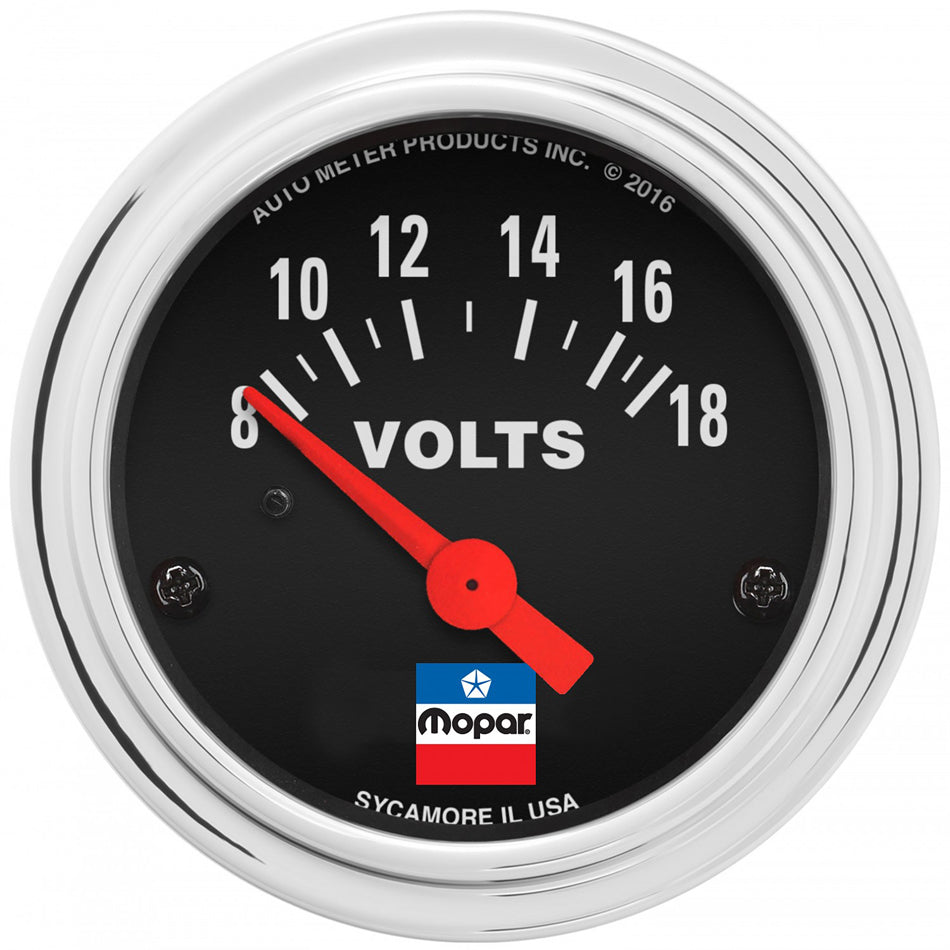 VOLTMETER 8-18V 2-1/16IN ANALO