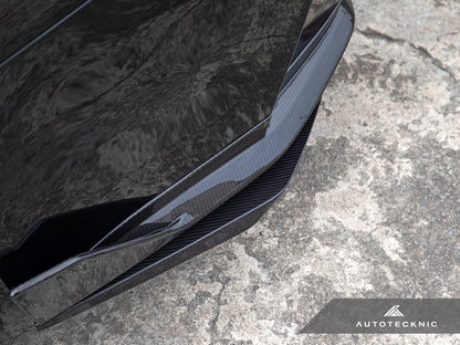 AutoTecknic Dry Carbon Rear Splitter Winglet Set - BMW G80/ G81 M3 | G82/ G83 M4