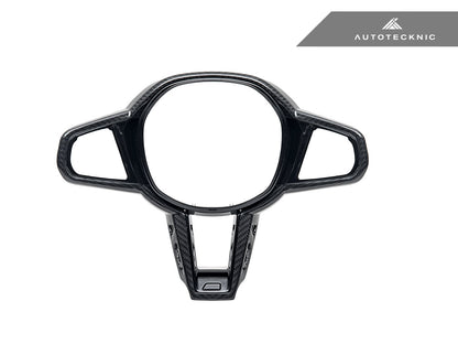 AutoTecknic LCI Carbon Steering Wheel Trim - BMW G42 2-Series 2025-Up