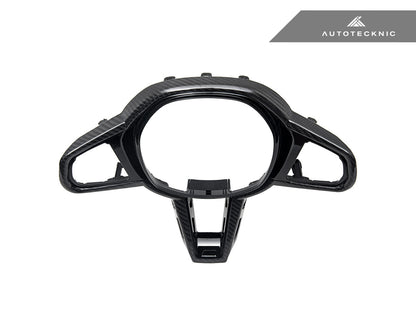 AutoTecknic LCI Carbon Steering Wheel Trim - BMW G22/ G26 4-Series 2025-Up