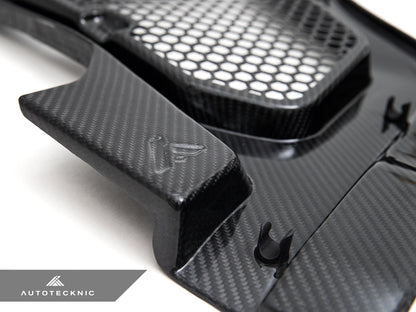 AutoTecknic Dry Carbon Engine Cowl Panel Trim Set - BMW G90/ G99 M5