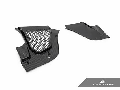 AutoTecknic Dry Carbon Engine Cowl Panel Trim Set - BMW G90/ G99 M5