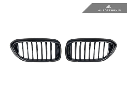 AutoTecknic Carbon Fiber Front Grille Set - BMW G30 5-Series Pre-LCI