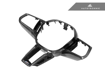 AutoTecknic Carbon Fiber Steering Wheel Trim - BMW G90/ G99 M5