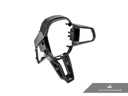 AutoTecknic Carbon Fiber Steering Wheel Trim - BMW G90/ G99 M5