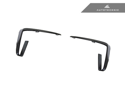 AutoTecknic Carbon Fiber Front Bumper Trim Set - BMW G01 X3 | G02 X4 M40I Pre-LCI