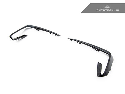AutoTecknic Carbon Fiber Front Bumper Trim Set - BMW G01 X3 | G02 X4 M40I Pre-LCI