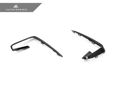 AutoTecknic Carbon Fiber Front Bumper Trim Set - BMW G01 X3 | G02 X4 M40I Pre-LCI