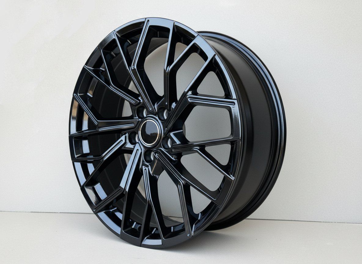 AU18 21x9.5 5x112 +26 66.6 Gloss Black