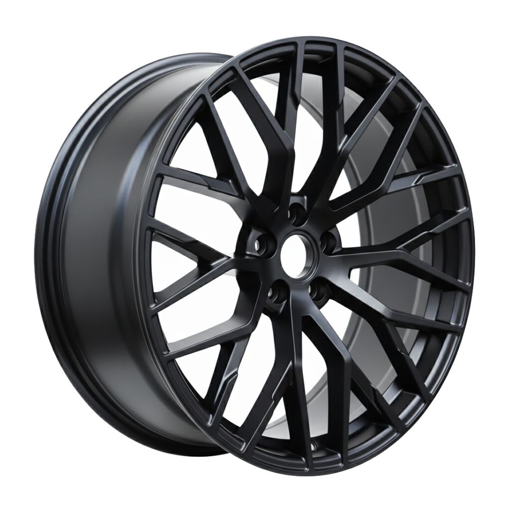 AU1 22x9.5 5x112 +26 Full Gloss Black