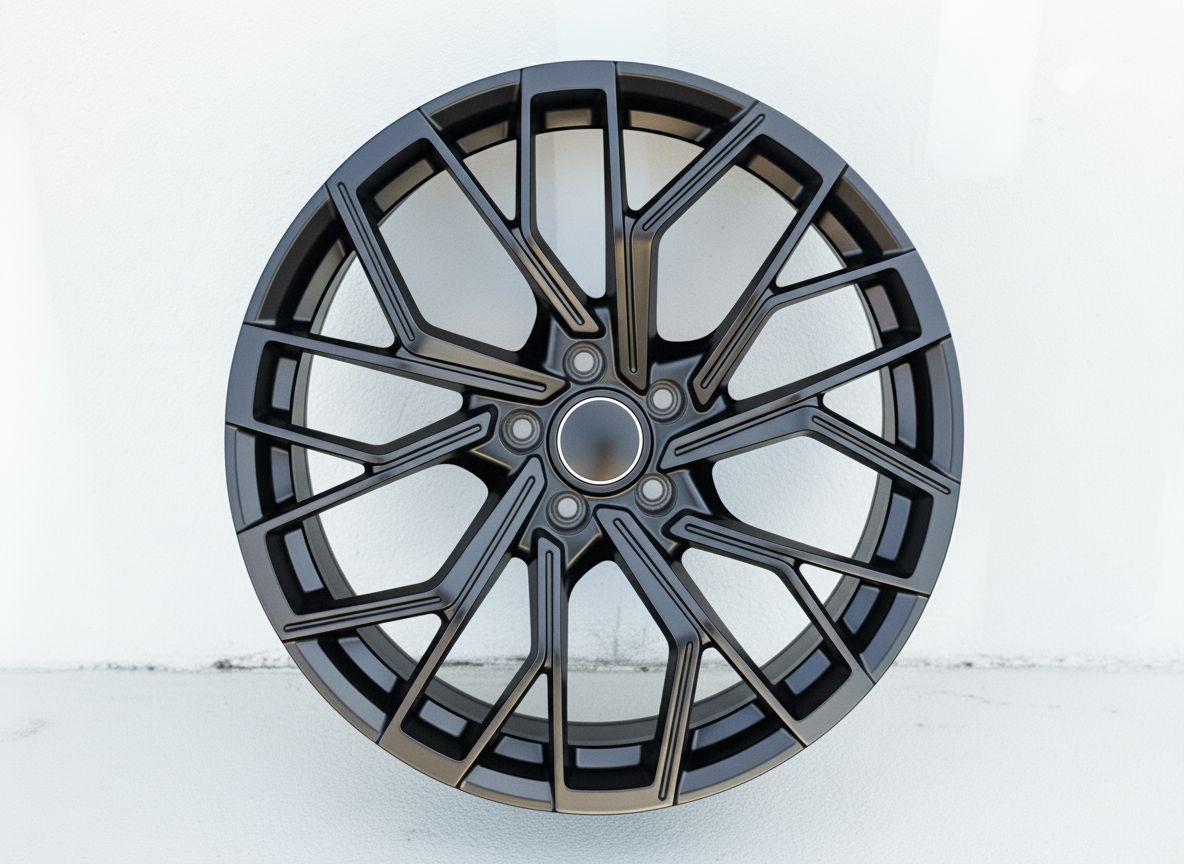 AU18 22x10 5x112 +26 66.6 Matte Black